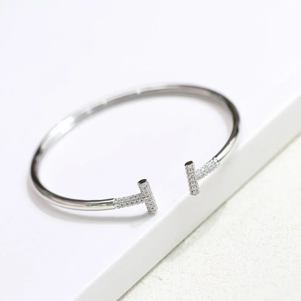 Rose Gold Beautiful Open Bracelet - Picture 2 of 12